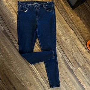 Old Navy Women's Deep Blue Skinny Jeans